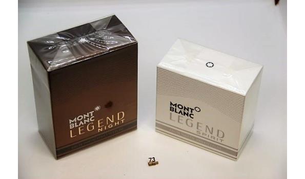 flacon eau de parfum MONTBLANC Legend Night 100ml en flacon eau de toilette MONTBLANC Legend Spirit 50ml